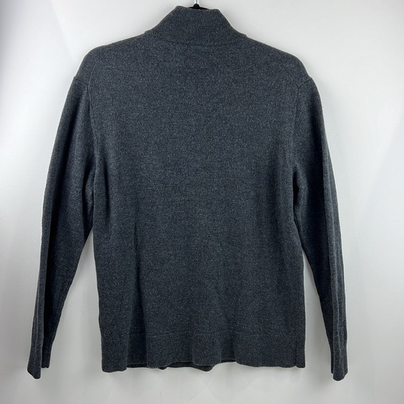 Untuckit Men's 1/4 Zip 100% Extra Fine Merino Wool Sweater - Picture 2 of 10